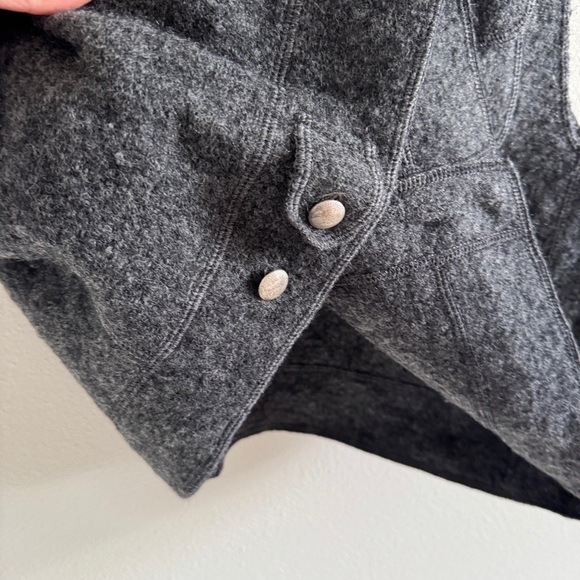 Vintage 80's Lands’ End 100% Wool Vest Women's 14 - Picture 7 of 10
